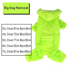 Load image into Gallery viewer, HOOPET Dog Raincoat Jumpsuit Rain Coat for Dogs Pet Cloak Labrador Waterproof Golden Retriever Jacket
