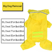 Load image into Gallery viewer, HOOPET Dog Raincoat Jumpsuit Rain Coat for Dogs Pet Cloak Labrador Waterproof Golden Retriever Jacket
