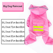 Load image into Gallery viewer, HOOPET Dog Raincoat Jumpsuit Rain Coat for Dogs Pet Cloak Labrador Waterproof Golden Retriever Jacket

